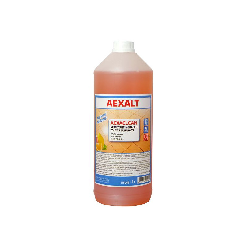 Aexalt AEXACLEAN nettoyant ménager toutes surfaces parfum agrume 1 L Kobleo