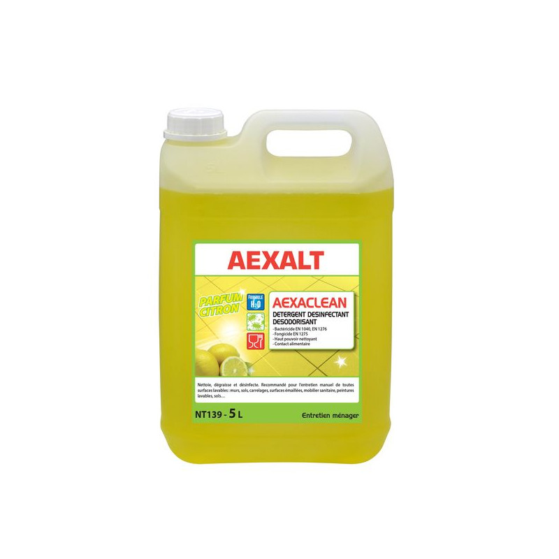 Aexalt AEXACLEAN désinfectant parfum citron 5 L Kobleo