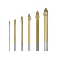 Ribitech 6 forêts ailettes pour verre, céramique, miroir Kobleo