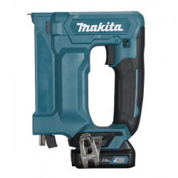 Makita Agrafeuse à batterie 10,8 V Li-Ion 2 Ah CXT 7 / 10 mm ST113DSAJ Kobleo