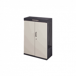 Bahco Armoire murale 2 portes noire 1495CD60BK Kobleo