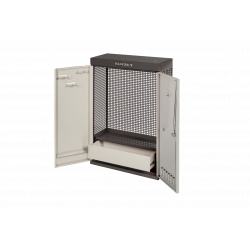 Bahco Armoire murale 2 portes noire 1495CD60BK Kobleo