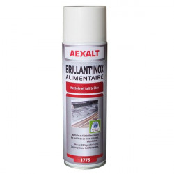 Aexalt Aérosol brillant'inox alimentaire Porte de douche x 650 ml Kobleo
