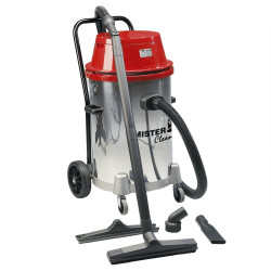 Sidamo Aspirateur Misterclean Mc55 I Cuve Inox 55 Litres- 2 Moteurs Kobleo