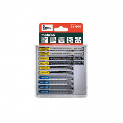 Metabo Assortiment de lames de scie sauteuse bois métal plastiques 10 pièces Kobleo