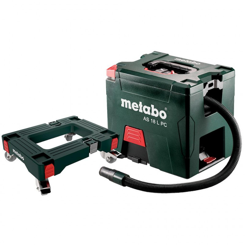 Metabo Aspirateur Metabo 18V réservoir 7,5L débit 2100L/min Set AS 18 L PC Kobleo