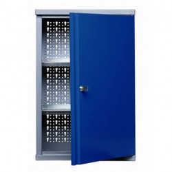 Kupper Armoire murale Bleu marine 1 porte et 2 étagères Kupper Kobleo