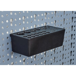 Kupper Bac 23 trous pour embouts de vissage clés 6 pans Kupper Kobleo Kupper Bac 23 trous pour embouts de vissage clés 6 pans Kupper Kobleo