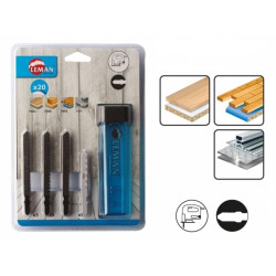 Leman Assortiment 20 Lames Scie Sauteuse Attach.T Kobleo