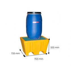 Fimm Bac de rétention en PEHD 225 L charge 300 kg 1 fût Kobleo