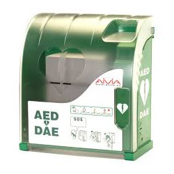 Esculape Armoire pour défibrillateur en ABS et Polycarbonate avec alarme DEFIB  Kobleo