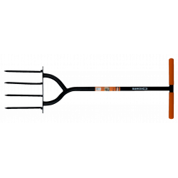 Bahco Aérateur de sol avec manche en T large et souple 4 dents LST-52102 Bahco Kobleo