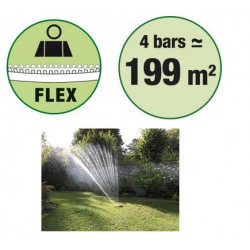 Ribiland Arroseur oscillant à turbine en plastique 16 buses PRA/AB.1403 Ribiland Kobleo