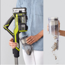 Ryobi Aspirateur balai 18V One+ 4,0Ah Li-Ion 1160 L/min R18SV7-140G Kobleo
