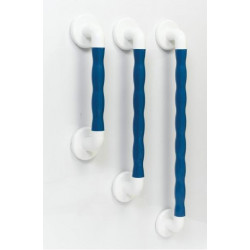 Akw Barre d'appui ergonomique droite 300mm bleue Accessibilité PMR Akw Kobleo