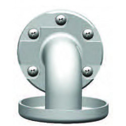 Akw Barre d'appui ergonomique droite 300mm blanche Accessibilité PMR Akw Kobleo