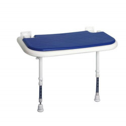 Akw Banc de douche rembourré bleu Série 4000 accessibilité PMR Akw Kobleo