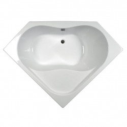 Allibert Baignoire d'angle 145 x 145 cm en Toplax 190 L INOA ANGLE Kobleo