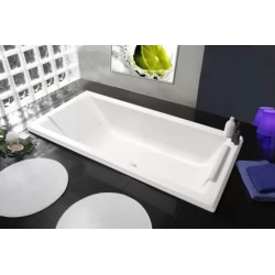 Allibert Baignoire en acrylique rectangulaire 180 x 80 cm 145-215 L blanc Squar Kobleo