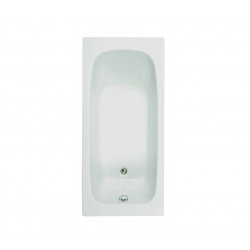 Allibert Baignoire rectangulaire gain de place 150x70 cm Blanc FLAVIS Kobleo