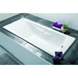 Allibert Baignoire rectangulaire 160x70 cm 55 125 L Blanc LORIA Kobleo