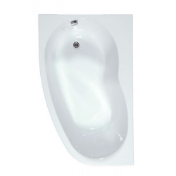 Allibert Baignoire asymétrique droite 160 x 100 cm 200 L Elba Duo Kobleo