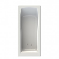 Allibert Baignoire rectangulaire en Toplax 170 x 75 x 535-55 cm 190 L avec pied Kobleo