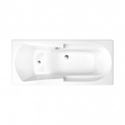 Allibert Baignoire rectangulaire duo en Toplax 170 x 75 cm 130 L blanc Moovance Kobleo