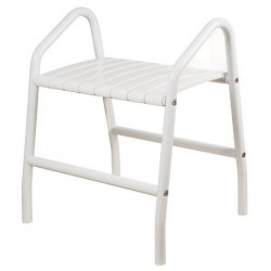 Pellet Banc de douche blanc charge max. 140 Kg Kobleo