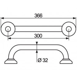Pellet Barre droite laiton Diam 32 mm 300mm Kobleo