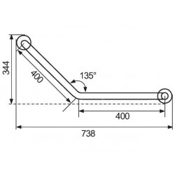 Pellet Barre coudée 135° 400x431mm Kobleo