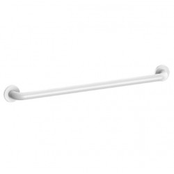 Delabie Barre d'appui droite Diam 32 900 mm Nylon HR brillant blanc pour PMR Kobleo