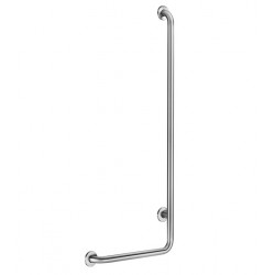 Delabie Barre de maintien en L Diam 32, H. 1150 mm à gauche Inox poli satiné Delabie Kobleo