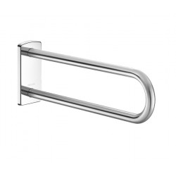 Delabie Barre d'appui fixe Diam 32mm L. 650 mm Inox poli satiné pour PMR Kobleo