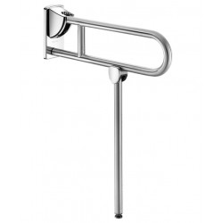 Delabie Barre d'appui relevable avec béquille Diam 32mm L 650 mm Inox poli sat Kobleo