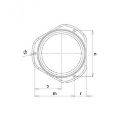 Dolex Base tournante en acier Diam 14 mm pour étaux 58 Dolex Kobleo