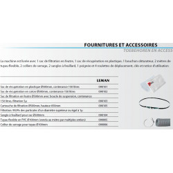 Leman Aspirateur à Copeaux 150l Tri Leman Kobleo