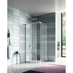 Samo Accès d'angle rectangulaire ouverture coulissante 73-77/97-101cm Ameri Kobleo