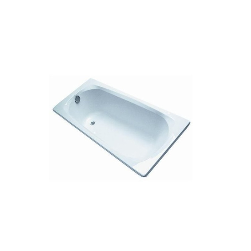 Ideal standard Baignoire rectangulaire à encastrer ou à poser 160 x 70 cm 190 l blanc Kobleo