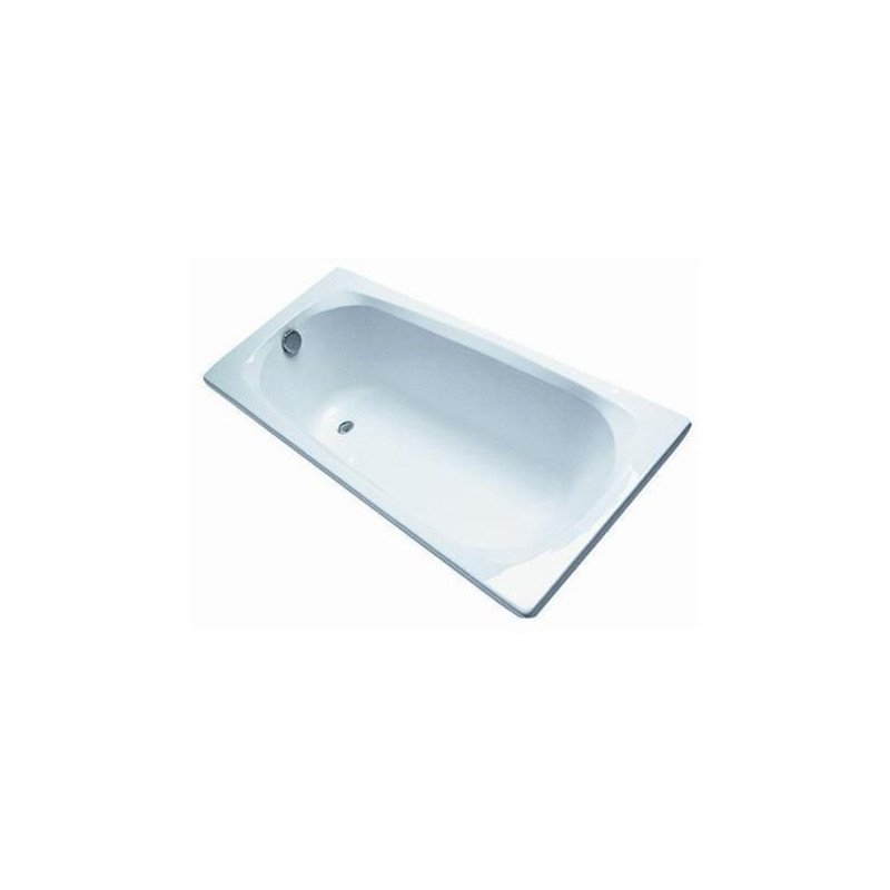 Ideal standard Baignoire rectangulaire à encastrer ou à poser 170 x 70 cm 205 l blanc Kobleo