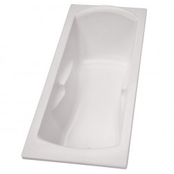 Porcher Baignoire Ulysse 180x80 cm à encastrer seulement en acrylique Blanc 22 Porcher Kobleo