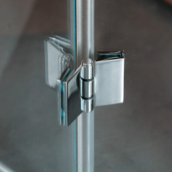 Samo Accès d'angle pliant 88-90cm profilé chromé brillantVersion droite Alt Kobleo Samo Accès d'angle pliant 88-90cm profilé chromé brillantVersion droite Alt Kobleo