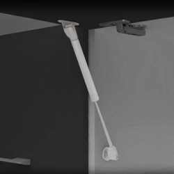 Emuca 10 Pistons portes relevables force 8 kg parcours 100mm fixation Gris m Kobleo