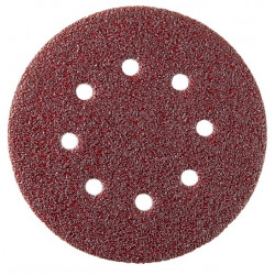 Sidamo Blist.5 Disques Auto-Agri.D125 Perfo.8 Trous Corindon.Gr.180 Sidamo Kobleo