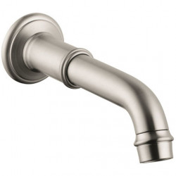 AXOR Bec déverseur M ¾ longueur 166-220 mm nickel brossé AXOR Kobleo