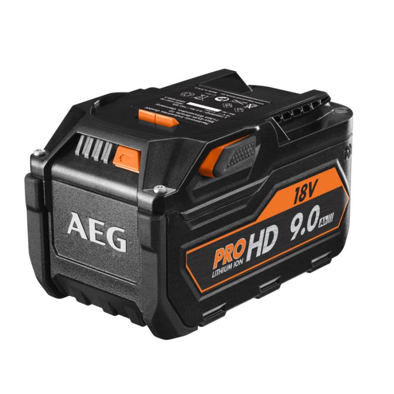 AEG Batterie Pro Lithium-Ion HD 18 V 9.0 Ah L1890RHD Kobleo