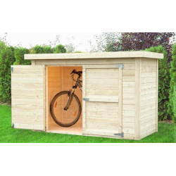 Baltic Abri à vélos CYKEL bois massif 14mm 2,02m2 Baltic Kobleo