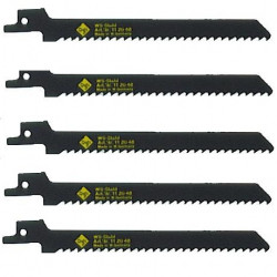 Sidamo Blister 5 Lames Scie Sabre Std Cv 150x130x4.2-Chantourner Kobleo