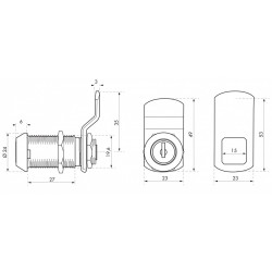 Thirard Batteuse 917933 33mm avec cames pour ép.1 à 28mm Thirard Kobleo