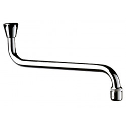 Delabie Bec universel horizontal F1/2 L300 Ht120 brise-jet réglable Delabie Kobleo